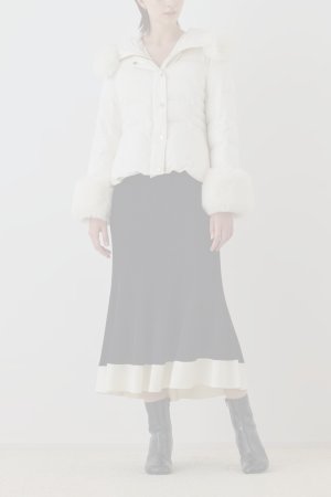 画像2:  {SOLD} グレースコンチネンタル｜GRACE CONTINENTAL  エコファーショートダウンジャケット{-BEA}