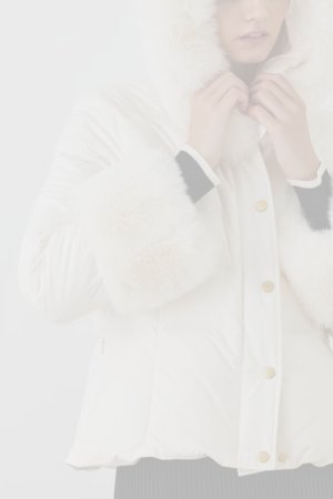 画像3:  {SOLD} グレースコンチネンタル｜GRACE CONTINENTAL  エコファーショートダウンジャケット{-BEA}