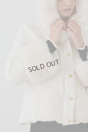 画像3: {SOLD}グレースコンチネンタル｜GRACE CONTINENTAL  エコファーショートダウンジャケット{-BEA}