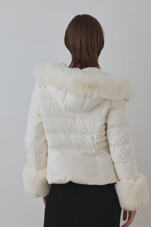 画像5: グレースコンチネンタル｜GRACE CONTINENTAL  エコファーショートダウンジャケット{-BEA}