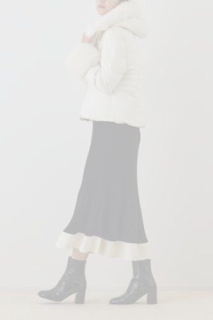 画像7:  {SOLD} グレースコンチネンタル｜GRACE CONTINENTAL  エコファーショートダウンジャケット{-BEA}