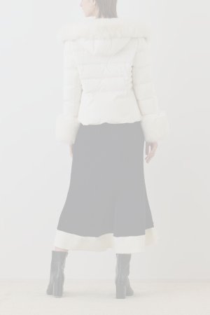 画像8:  {SOLD} グレースコンチネンタル｜GRACE CONTINENTAL  エコファーショートダウンジャケット{-BEA}