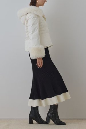 画像9: グレースコンチネンタル｜GRACE CONTINENTAL  エコファーショートダウンジャケット{-BEA}