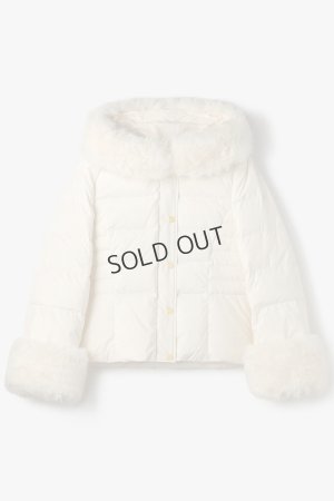 画像10: {SOLD}グレースコンチネンタル｜GRACE CONTINENTAL  エコファーショートダウンジャケット{-BEA}