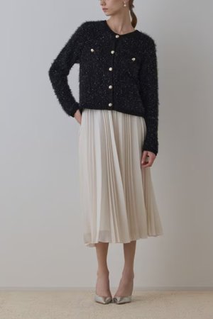 画像2: ★取り寄せリクエスト注文受付中★ グレースコンチネンタル｜GRACE CONTINENTAL  メッシュプリーツスカート{-BEA}