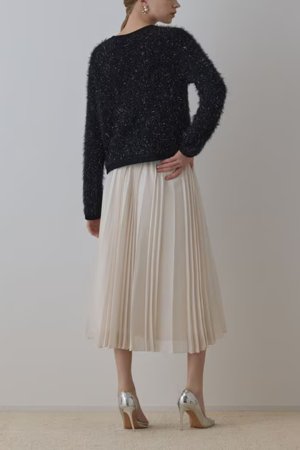 画像4: ★取り寄せリクエスト注文受付中★ グレースコンチネンタル｜GRACE CONTINENTAL  メッシュプリーツスカート{-BEA}