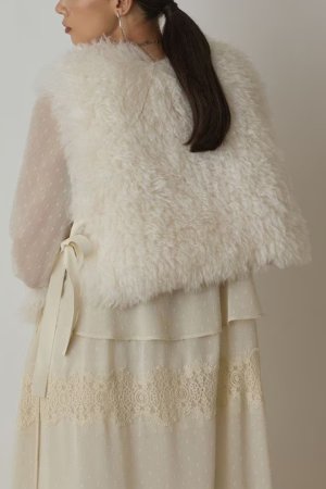 画像6: グレースコンチネンタル｜GRACE CONTINENTAL  ショ－トファ－ジレ{-BEA}