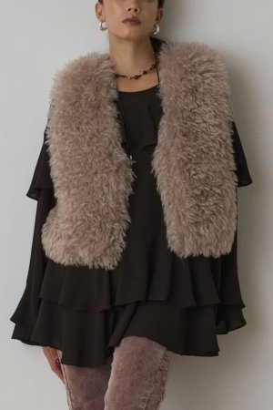 画像1: グレースコンチネンタル｜GRACE CONTINENTAL  ショ－トファ－ジレ{-BEA}