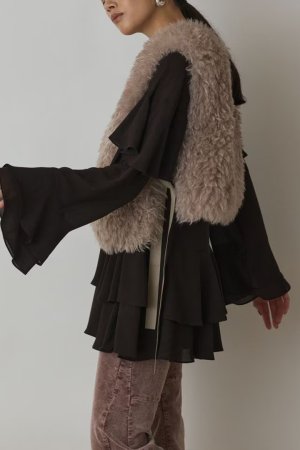 画像2: グレースコンチネンタル｜GRACE CONTINENTAL  ショ－トファ－ジレ{-BEA}