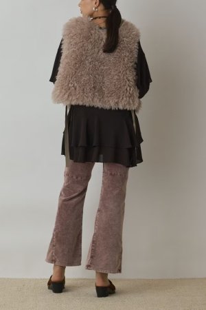 画像6: グレースコンチネンタル｜GRACE CONTINENTAL  ショ－トファ－ジレ{-BEA}