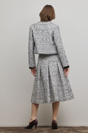 画像4: グレースコンチネンタル｜GRACE CONTINENTAL  ミックスツイードジャケット {-BFS}