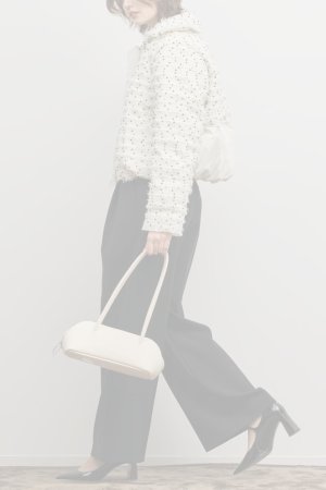 画像3:  {SOLD} グレースコンチネンタル｜GRACE CONTINENTAL  ツイードダウンジャケット{-BFS}