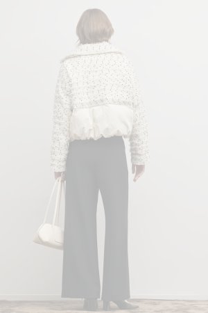 画像4:  {SOLD} グレースコンチネンタル｜GRACE CONTINENTAL  ツイードダウンジャケット{-BFS}
