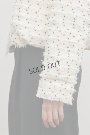 画像12: グレースコンチネンタル｜GRACE CONTINENTAL  ツイードダウンジャケット{-BFS}