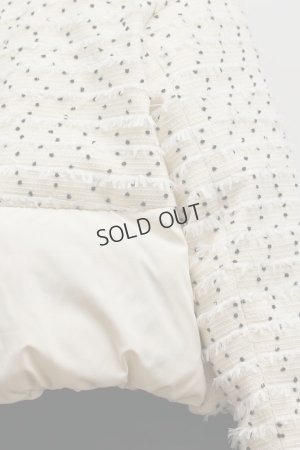 画像14: グレースコンチネンタル｜GRACE CONTINENTAL  ツイードダウンジャケット{-BFS}