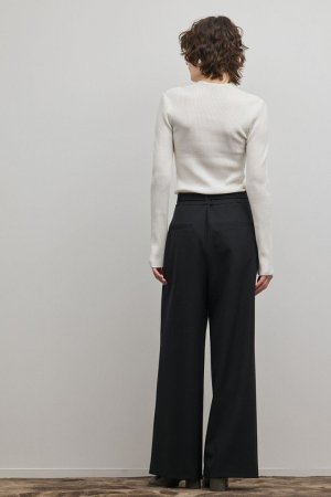 画像4: グレースコンチネンタル｜GRACE CONTINENTAL  スクエアリブニットトップ{-BFS}