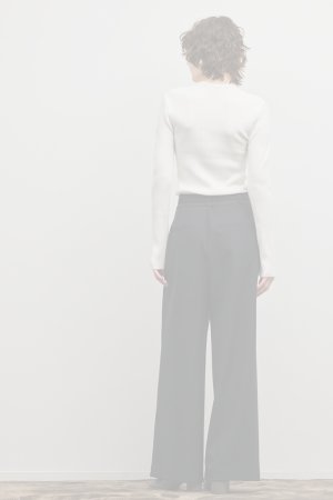 画像4:  {SOLD} グレースコンチネンタル｜GRACE CONTINENTAL  スクエアリブニットトップ{-BFS}