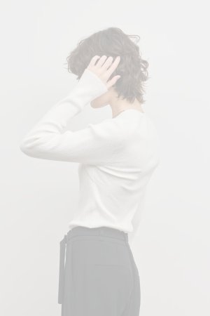 画像6:  {SOLD} グレースコンチネンタル｜GRACE CONTINENTAL  スクエアリブニットトップ{-BFS}