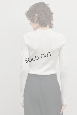 画像7: グレースコンチネンタル｜GRACE CONTINENTAL  スクエアリブニットトップ{-BFS}