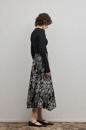 画像2: グレースコンチネンタル｜GRACE CONTINENTAL  スクエアリブニットトップ{-BFS}