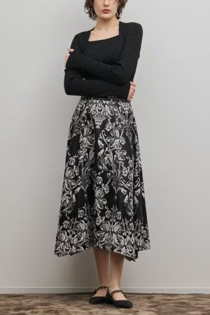 画像3: グレースコンチネンタル｜GRACE CONTINENTAL  スクエアリブニットトップ{-BFS}