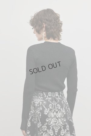 画像7: グレースコンチネンタル｜GRACE CONTINENTAL  スクエアリブニットトップ{-BFS}