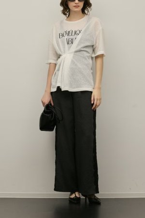 画像2: グレースコンチネンタル｜GRACE CONTINENTAL  サイドレースパンツ{-BFS}