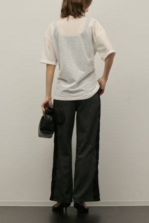 画像3: グレースコンチネンタル｜GRACE CONTINENTAL  サイドレースパンツ{-BFS}