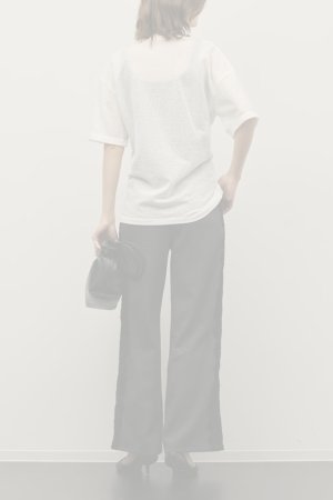 画像3:  {SOLD} グレースコンチネンタル｜GRACE CONTINENTAL  サイドレースパンツ{-BFS}