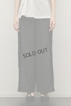 画像5: {SOLD}グレースコンチネンタル｜GRACE CONTINENTAL  サイドレースパンツ{-BFS}