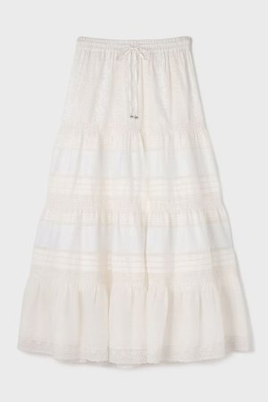 画像11: ★取り寄せリクエスト注文受付中★ グレースコンチネンタル｜GRACE CONTINENTAL  ピンタックティアードスカート{-BFS}