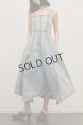 【 10%OFF セール39,600円→35,640円】 グレースコンチネンタル｜GRACE CONTINENTAL  ハンカチーフヘムデニムワンピース {-BFS}