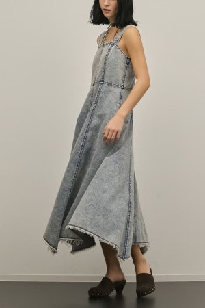 画像3: グレースコンチネンタル｜GRACE CONTINENTAL  ハンカチーフヘムデニムワンピース {-BFS}