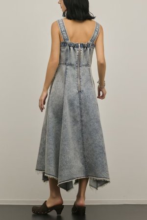 画像5: グレースコンチネンタル｜GRACE CONTINENTAL  ハンカチーフヘムデニムワンピース {-BFS}