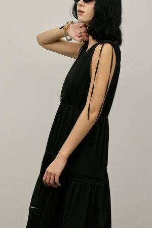 画像7: グレースコンチネンタル｜GRACE CONTINENTAL  コットンシルクティアードワンピース{-BFS}