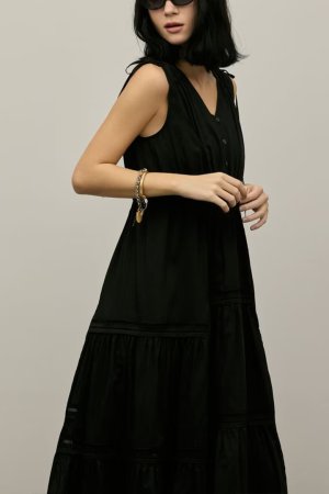 画像8: グレースコンチネンタル｜GRACE CONTINENTAL  コットンシルクティアードワンピース{-BFS}