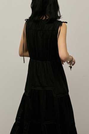 画像9: グレースコンチネンタル｜GRACE CONTINENTAL  コットンシルクティアードワンピース{-BFS}