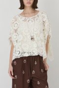 グレースコンチネンタル｜GRACE CONTINENTAL  メッシュエンブロイダリーポンチョトップ {-BFA}