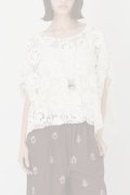 グレースコンチネンタル｜GRACE CONTINENTAL  メッシュエンブロイダリーポンチョトップ {-BFA}