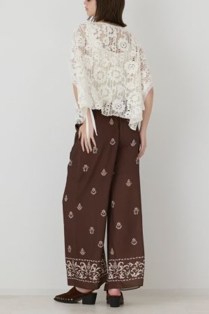 画像4: グレースコンチネンタル｜GRACE CONTINENTAL  メッシュエンブロイダリーポンチョトップ {-BFA}