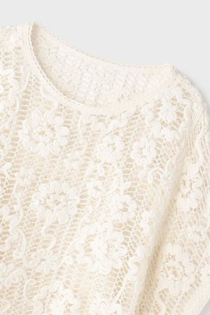 画像13: グレースコンチネンタル｜GRACE CONTINENTAL  メッシュエンブロイダリーポンチョトップ {-BFA}