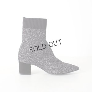 画像6: {SOLD}FABIO RUSCONI ファビオルスコーニ 1441 MAGLIA ラメニットポインテッドトゥショートブーツ{-AHA}