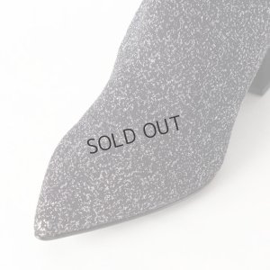 画像7: {SOLD}FABIO RUSCONI ファビオルスコーニ 1441 MAGLIA ラメニットポインテッドトゥショートブーツ{-AHA}