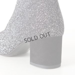 画像9: {SOLD}FABIO RUSCONI ファビオルスコーニ 1441 MAGLIA ラメニットポインテッドトゥショートブーツ{-AHA}