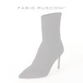   FABIO RUSCONI ファビオルスコーニ NELLE JACQUARD ストレッチポインテッドトゥソックスブーツ{-AHA}