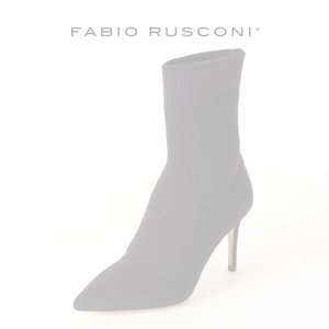 画像1:   FABIO RUSCONI ファビオルスコーニ NELLE JACQUARD ストレッチポインテッドトゥソックスブーツ{-AHA}