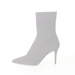 画像5:   FABIO RUSCONI ファビオルスコーニ NELLE JACQUARD ストレッチポインテッドトゥソックスブーツ{-AHA}