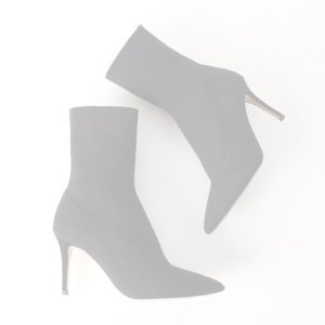 画像10:   FABIO RUSCONI ファビオルスコーニ NELLE JACQUARD ストレッチポインテッドトゥソックスブーツ{-AHA}