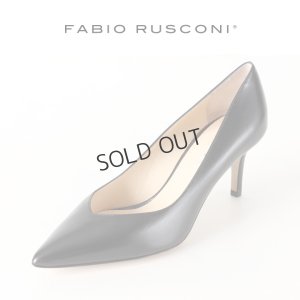 画像1: {SOLD}FABIO RUSCONI ファビオルスコーニ BANGO CAPRETTO スムースポインテッドトゥパンプス{-AHA}