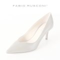   FABIO RUSCONI ファビオルスコーニ BANGO CAPRETTO スムースポインテッドトゥパンプス{0198-41900-10740-AHA}